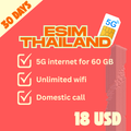 ESIM THAILAND 30 DAYS